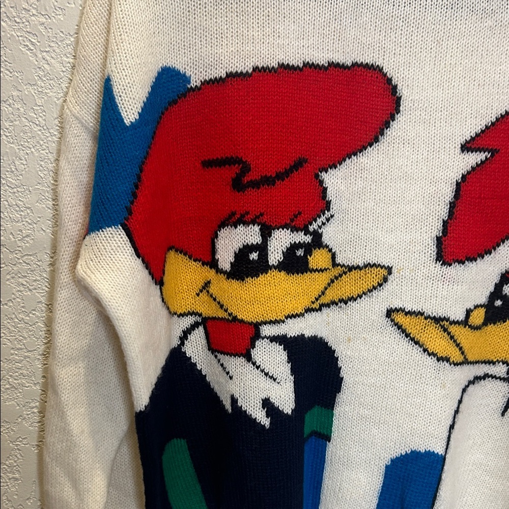 Woody Woodpecker Vintage Knit Sweater - Picture 4 of 8